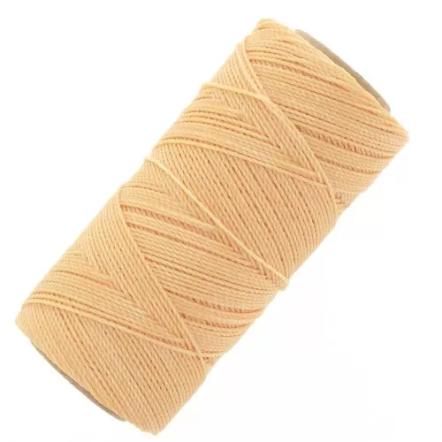 Bobina di filo cerato Linhasita per micro macramè 1 mm - Peach (219) x168m