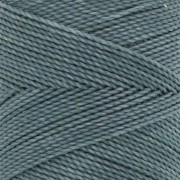 Bobina di filo cerato Linhasita per micro macramè 1 mm - Blu grigio (549) x168m