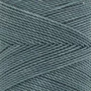Bobina di filo cerato Linhasita per micro macramè 1 mm - Blu grigio (549) x168m