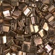 Perline Miyuki Tila 5x5x1,9 mm TL-0457 - Bronzo scuro metallizzato x10 g