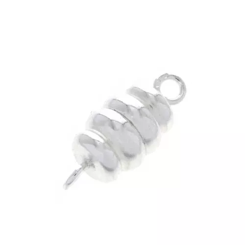 Chiusura magnetica lavorata 6.5 mm Argento 925 x1