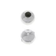 Stopper Bead 6 mm con un foro 2 mm in Argento 925 x1|raw }}