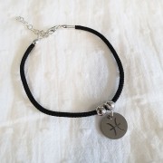 Chiusura aragosta da 11 mm con estremità svitabile per cordoncino da 1,5 mm - Argento 925 x1