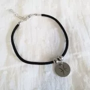 Chiusura aragosta da 11 mm con estremità svitabile per cordoncino da 1,5 mm - Argento 925 x1