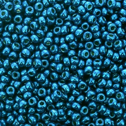 Rocaille Miyuki Duracoat 11/0 5114 - Galvanized Dark Capri Blue x8g