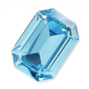 Cabochon PureCrystal 4610 Rettangolo mm. 14x10 Aquamarine