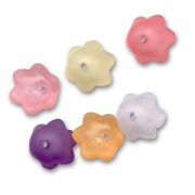 Set di fiori mm. 7x10mm Multicolori Frosted x20|raw }}