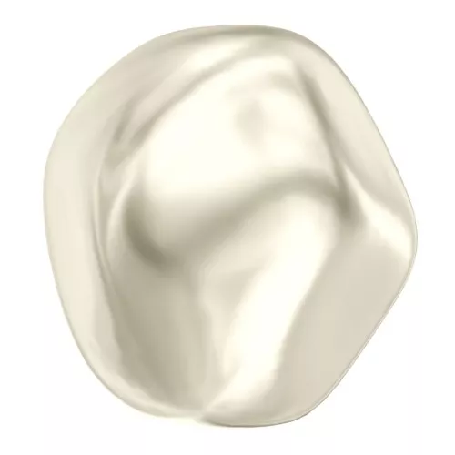 Barocco madreperlacea PureCrystal 5841 perla irregolare 8mm Cream Pearl x1