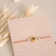 Filo da ricamo metallizzato intrecciato 16 Au ver à Soie Rosa (047) x10m