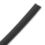 Cordoncino plastica cavo mm. 6.5 Nero Opaco x cm. 50|raw }}