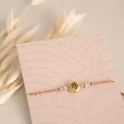 Filo da ricamo metallizzato intrecciato 16 Au ver à Soie Marron ramato (022) x10m