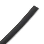Cordoncino plastica cavo mm. 5 Nero Opaco x cm. 50|raw }}