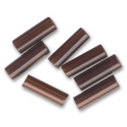 Tubi di perle Preciosa 6,5x2 mm Topazio fumé x20g|raw }}