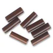 Tubi di perle Preciosa 6,5x2 mm Topazio fumé x20g