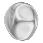 Barocco madreperlacea PureCrystal 5841 perla irregolare 8 mm Light Grey Pearl x1