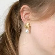 Barocco madreperlacea PureCrystal 5841 perla irregolare 12 mm Cream Pearl x1