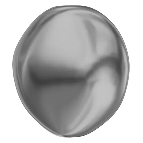 Barocco madreperlacea PureCrystal 5842 perla irregolare 14 mm Dark Grey Pearl x1