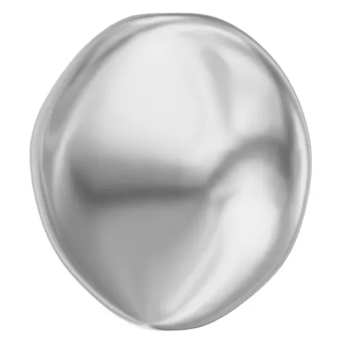 Barocco madreperlacea PureCrystal 5842 perla irregolare 14 mm Light Grey Pearl x1