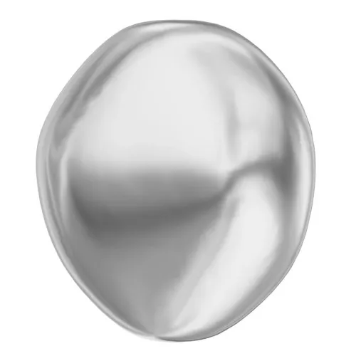 Barocco madreperlacea PureCrystal 5842 perla irregolare 10 mm Light Grey Pearl x1