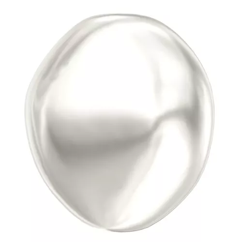 Barocco madreperlacea PureCrystal 5842 perla irregolare 10 mm White Pearl x1