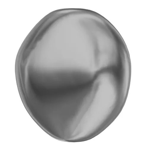 Barocco madreperlacea PureCrystal 5842 perla irregolare 10 mm Dark Grey Pearl x1