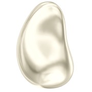 Barocco madreperlacea PureCrystal 5843 perla goccia irregolare 16 mm Cream Pearl x1