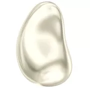 Barocco madreperlacea PureCrystal 5843 perla goccia irregolare 16 mm Cream Pearl x1