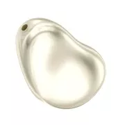 Barocco madreperlacea PureCrystal 5843 perla goccia irregolare 16 mm Cream Pearl x1