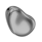 Barocco madreperlacea PureCrystal 5843 perla goccia irreg. 16 mm Dark Grey Pearl x1