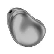 Barocco madreperlacea PureCrystal 5843 perla goccia irreg. 16 mm Dark Grey Pearl x1
