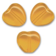 Cuori mm.  8 Dark Topaz  x20