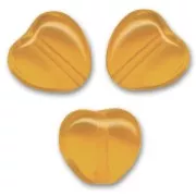 Cuori mm.  8 Dark Topaz  x20