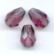 Pere sfaccettate mm. 7x5 Amethyst  x25