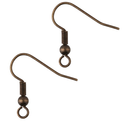 Orecchini a pallina da 18 mm - Bronzo x6