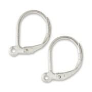 Orecchini con ganci chiusi mm. 14 Placcatura argento fino x4|raw }}