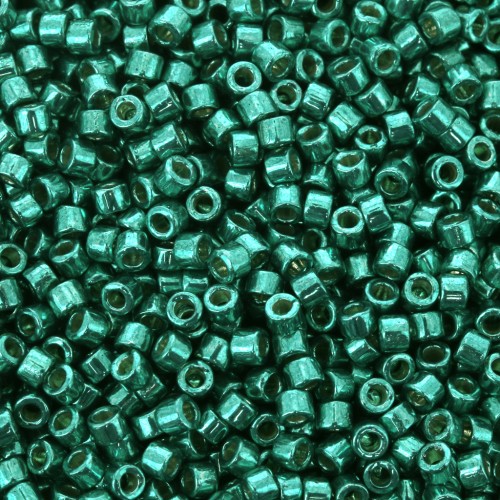 Miyuki Delica Duracoat 11/0 DB2506 - Galvanized Dark Aqua Green x8g