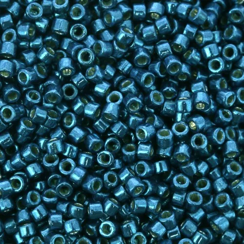 Miyuki Delica Duracoat 11/0 DB2516 - Galvanized Deep Aqua Blue x8g