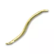 Intercalari tubo 2 anellini mm. 22 dorato x20