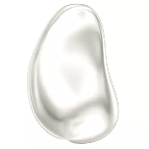 Barocco madreperlacea PureCrystal 5843 perla goccia irregolare 12 mm White Pearl x1
