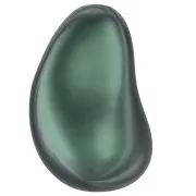Barocco madreperlacea PureCrystal 5843 perla goccia irreg. 12mm Irid Tahitian Lookx1