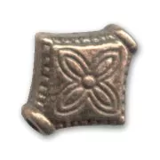 Rombi metallo mm. 10 rame antico x5