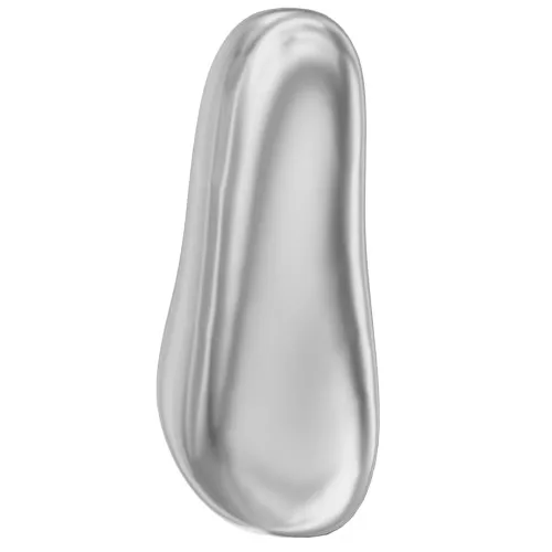 Barocco madreperlacea Swaro.5844 perla irregolare 14 mm Light Grey Pearl x1