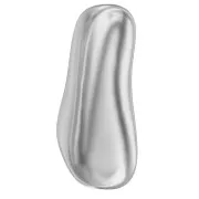 Barocco madreperlacea Swaro. 5844 perla irregolare 10 mm Light Grey Pearl x1