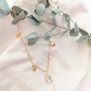 Pendente PureCrystal 6435 11.5x8 mm - Aquamarine x1