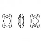 Pendente PureCrystal 6435 11.5x8 mm - Crystal Vitrail Medium x1
