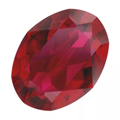 Cabochon PureCrystal 4120 ovale 8x6mm Scarlet Ignite x1