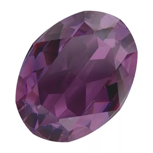 Cabochon PureCrystal 4120 ovale 8x6mm Amethyst Ignite x1