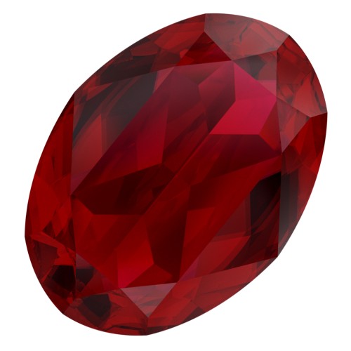 Cabochon PureCrystal 4120 ovale 14x10 mm - Scarlet Ignite x1