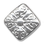 Rombo CCB mm. 37 Argentato x 1