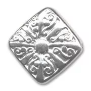 Rombo CCB mm. 37 Argentato x 1